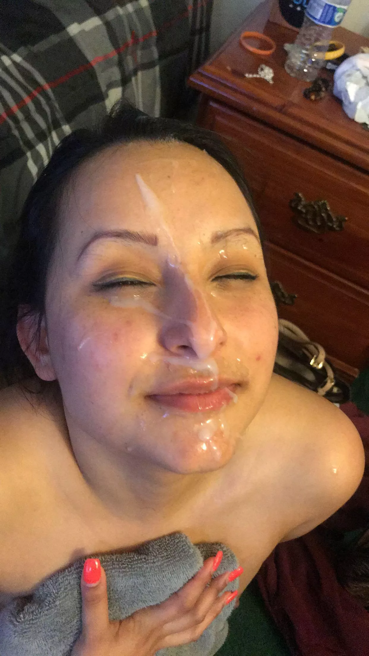 Wife all covered up with cum posted by jrdrew91