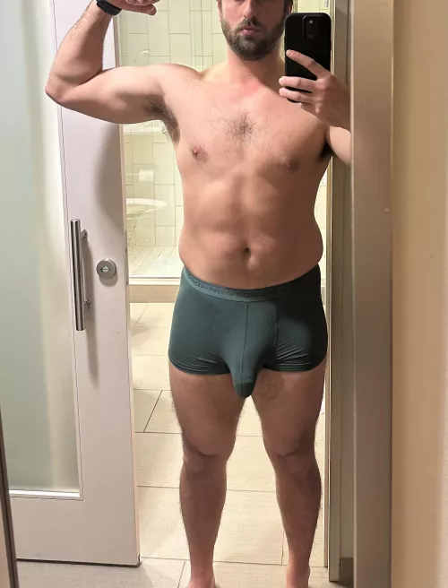 Working on the dad bod. by thick_ambitions