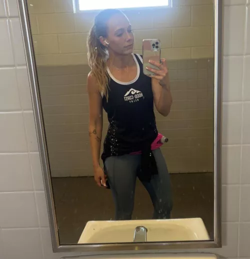 8 mile run in the cold & still sweating by BlairHollow