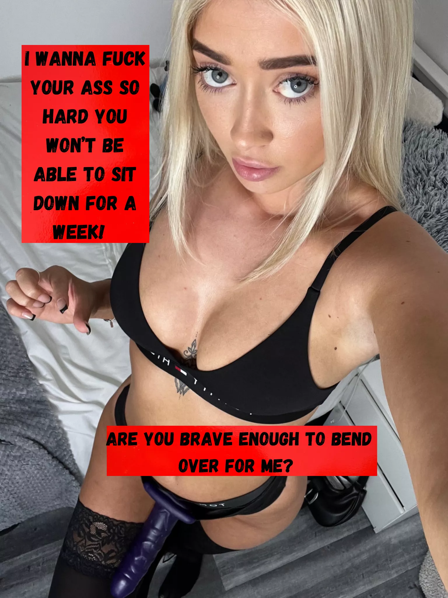 Are you ready to be my bitch? posted by RecognitionNew9938