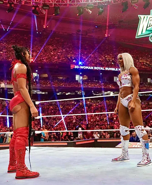 Bianca Belair and Jade Cargill by ThatCalligrapher4554