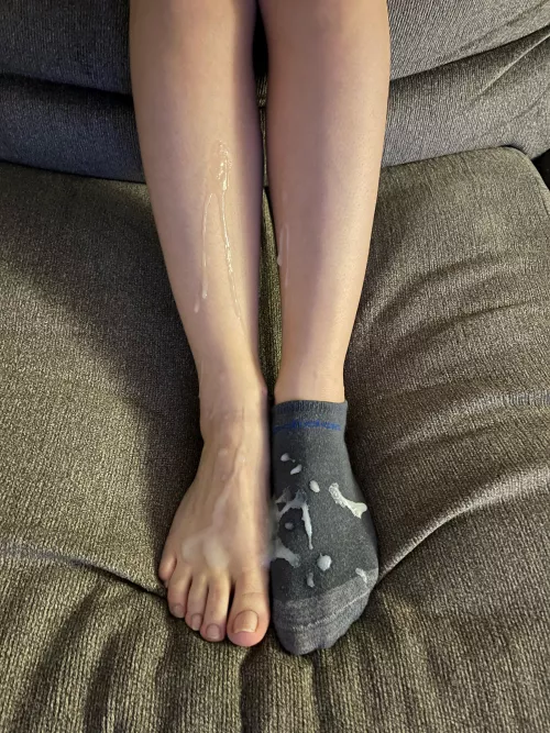 Didn’t have time to get my other sock on by Sexycouple30