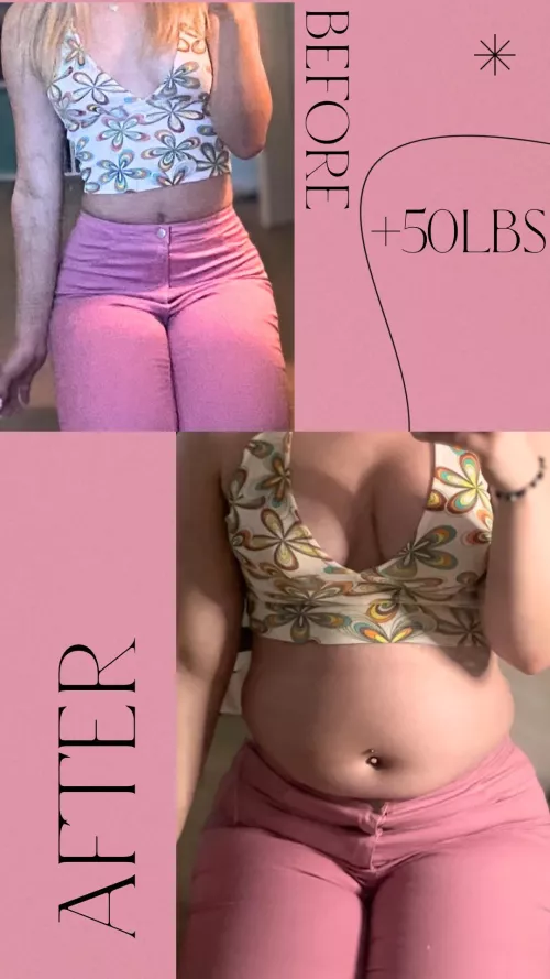 Do you think the daily melted ice cream has been working?😉💕 by blondiee188