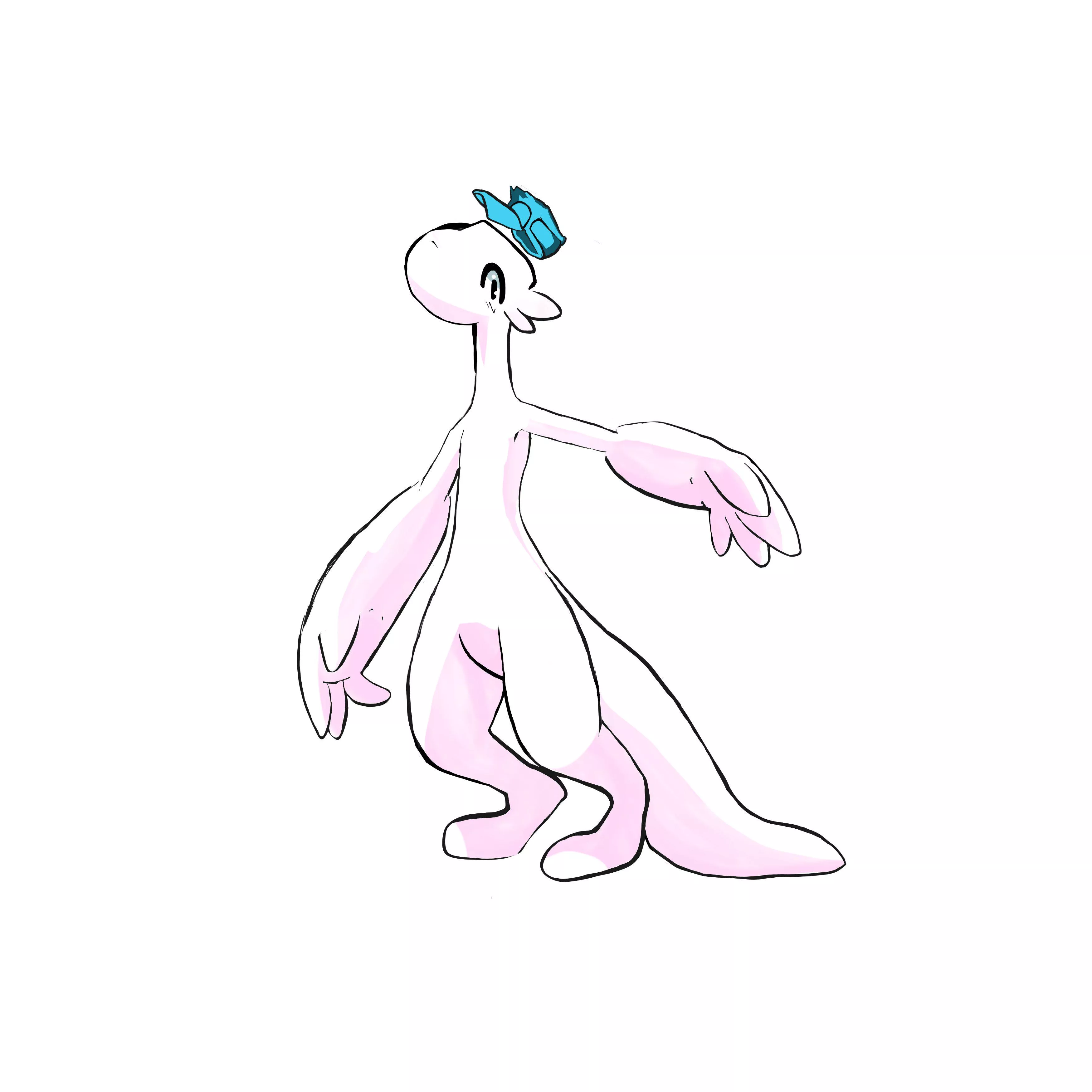 Drew this lizard and it wanted to say hello. posted by Low-End-Dragonfruit