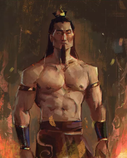 Firelord Ozai Daniel Dae Kim version (art by me @77tsutsu) by 77tsutsu