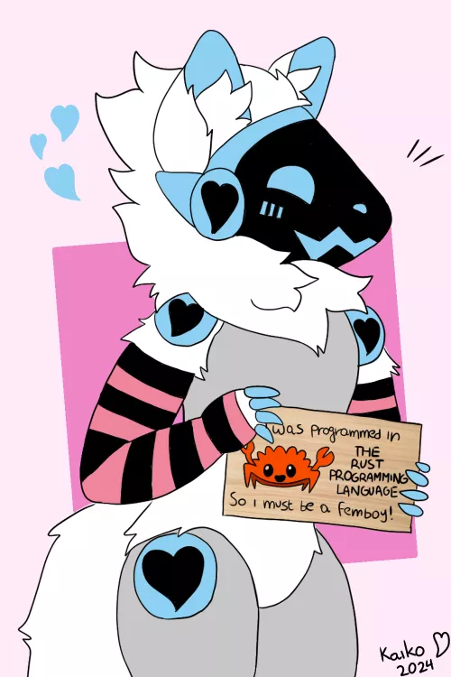 For all rustaceans out there! :P (art by me) by ItalianFurry