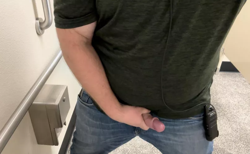 Hard at work thinking about dicks hanging next to me at the urinal. by FatDarkEarth