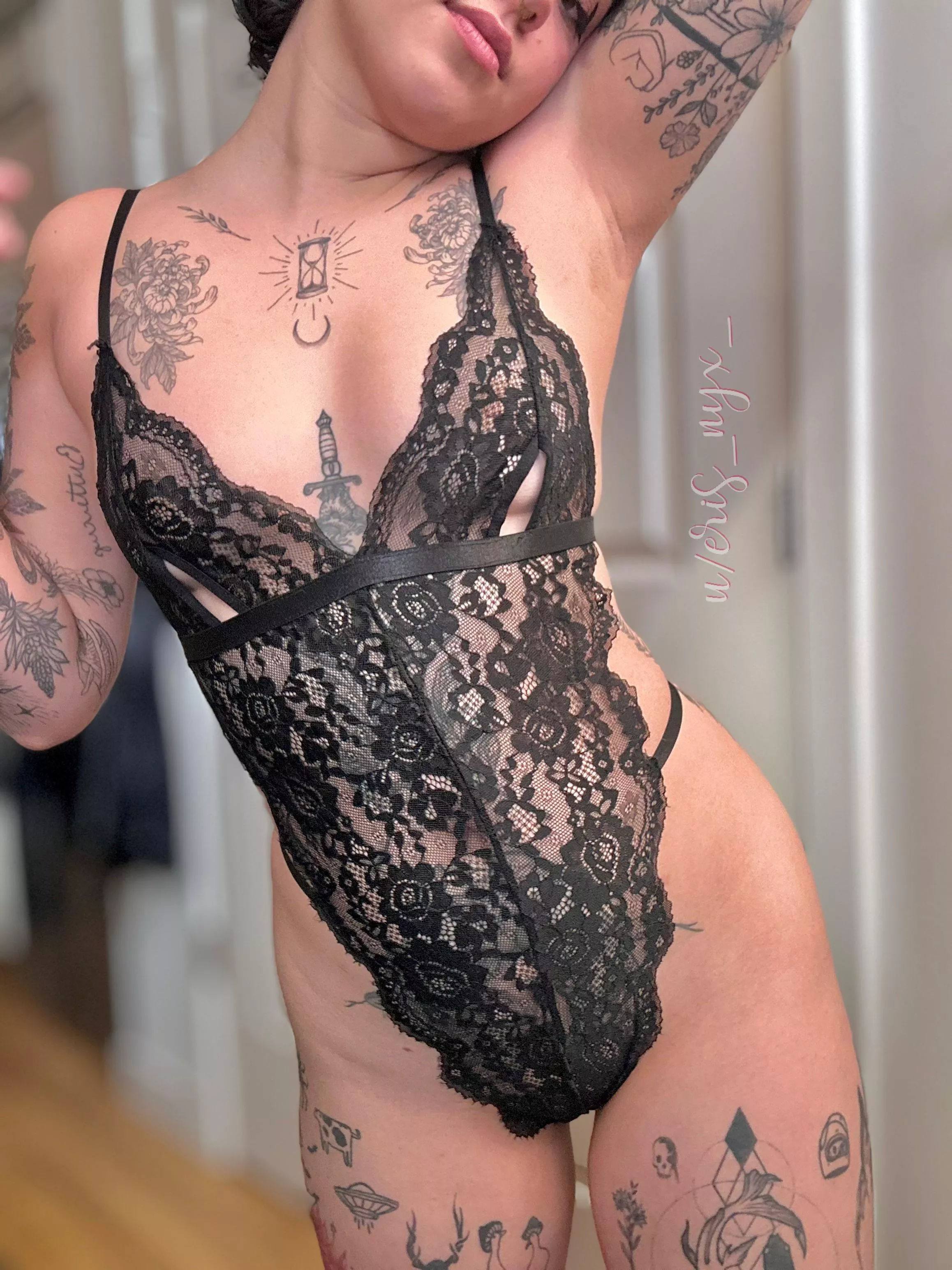 I wish this was more see through for you to see me 😝 posted by eris_nyx_