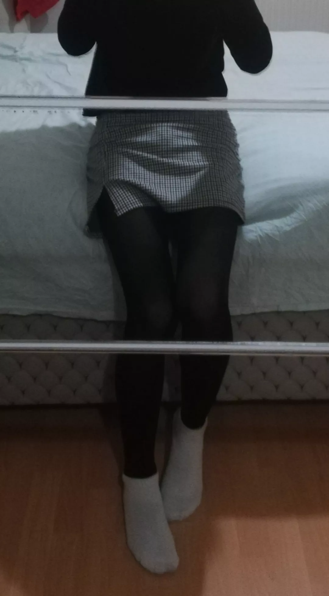 i wore a skirt 🥰 posted by tunalenk