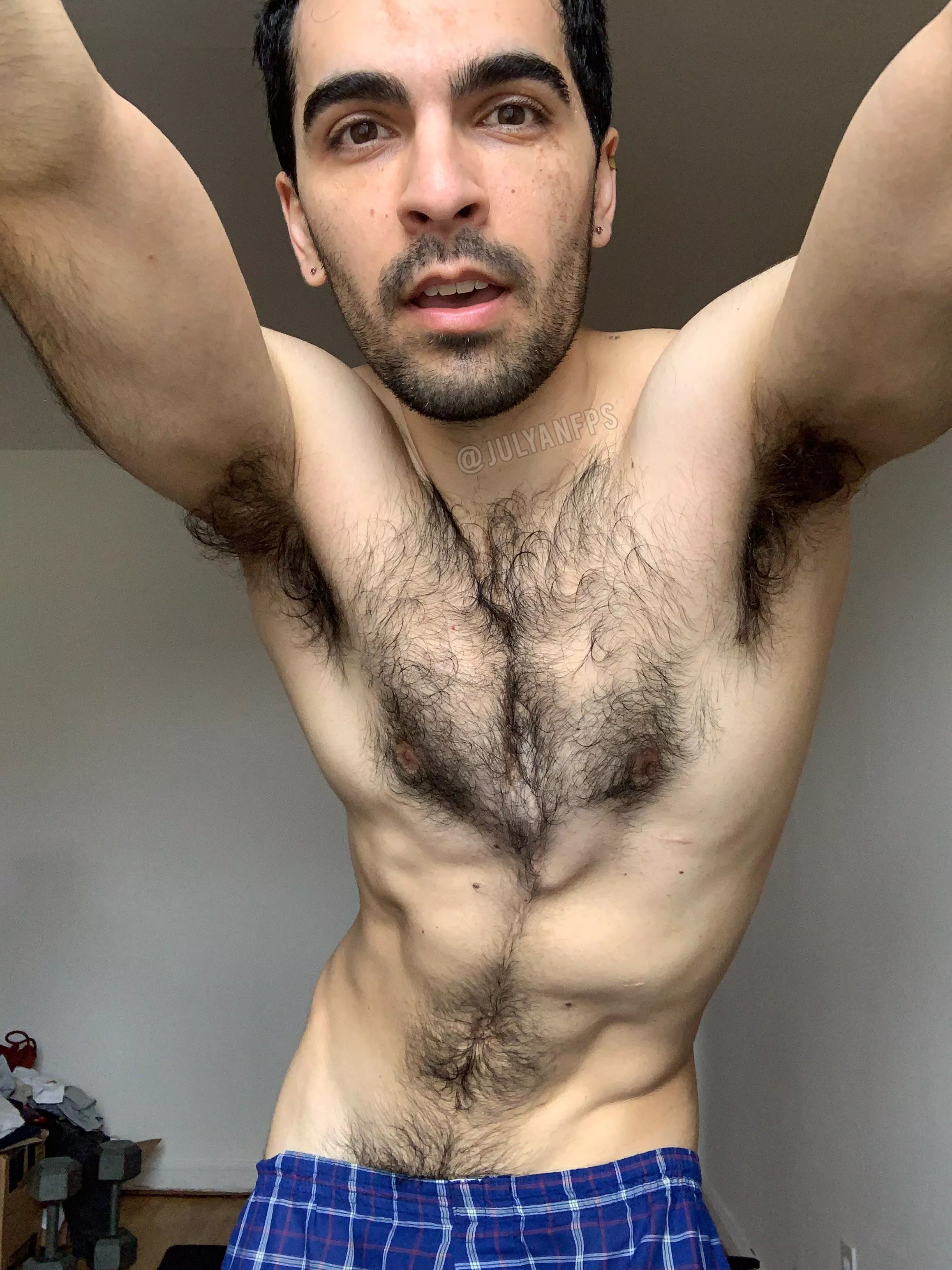 just finished my workout, wanna sniff? 😤💦 posted by julyanfps