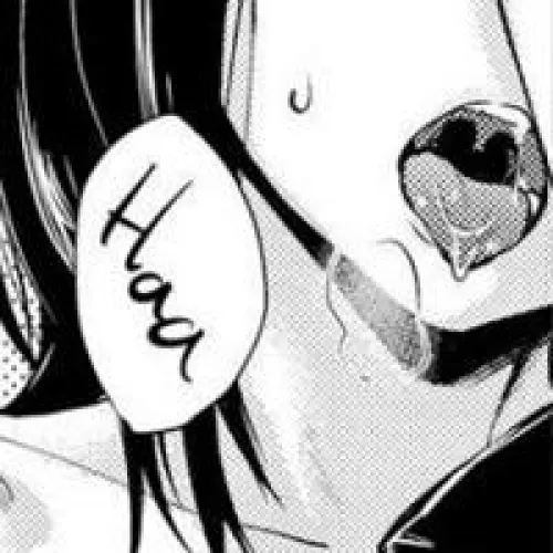 LF Mono Source: 1girl, closed up, black hair, shoulder length hair, sweat, open mouth, tongue out, saliva, uvula, upper teeth, steam, collarbone, Haa by Derakart