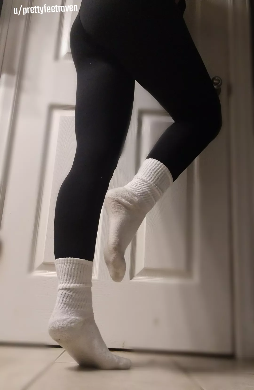 My white sweaty socks for you to smell posted by prettyfeetraven