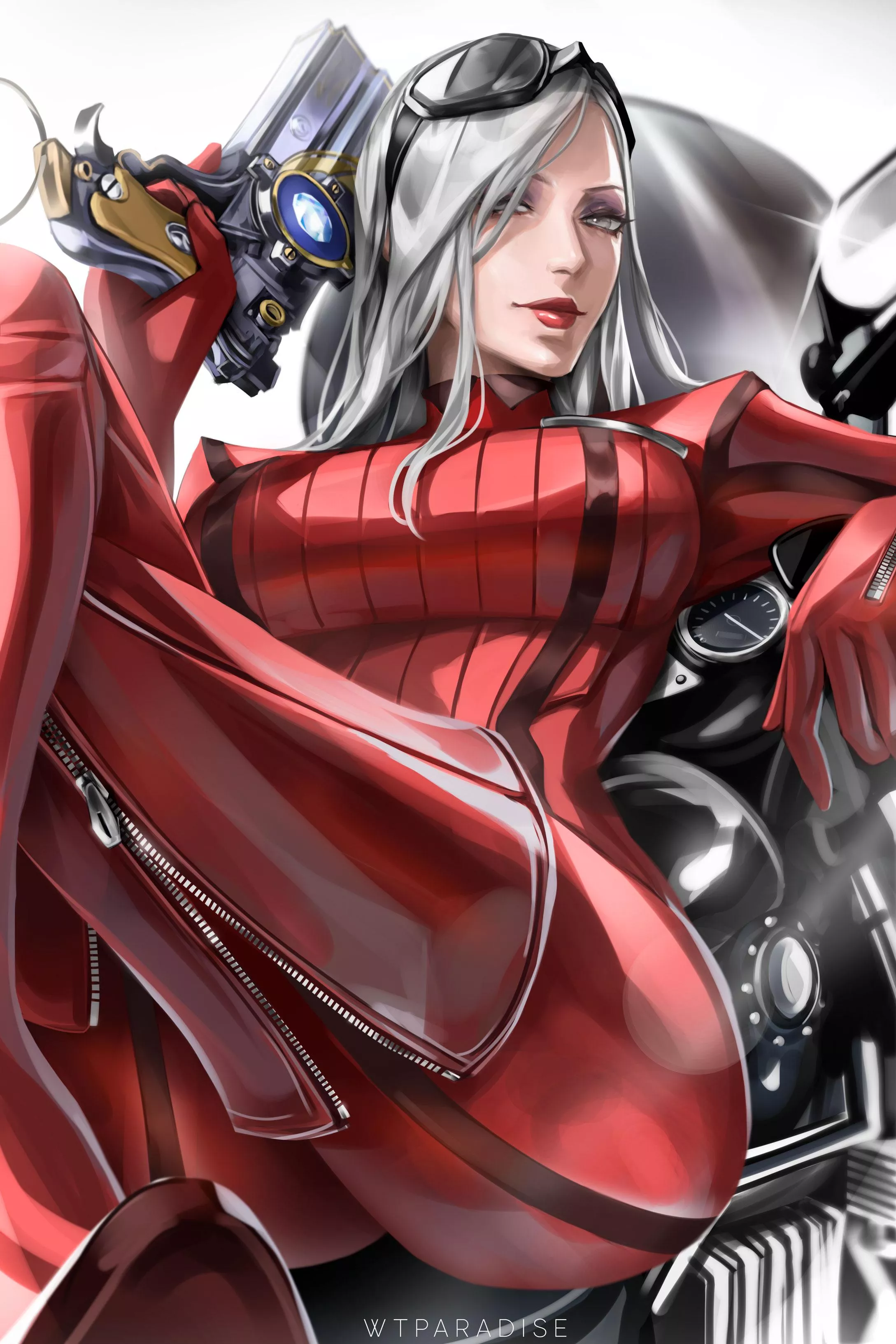 Red Catsuit & Thigh Boots posted by CheetahSperm18