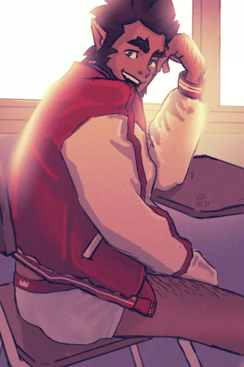 Scott Howl (Monster Prom/ Monster Camp) by @bara_oji (me!) by ojiojib