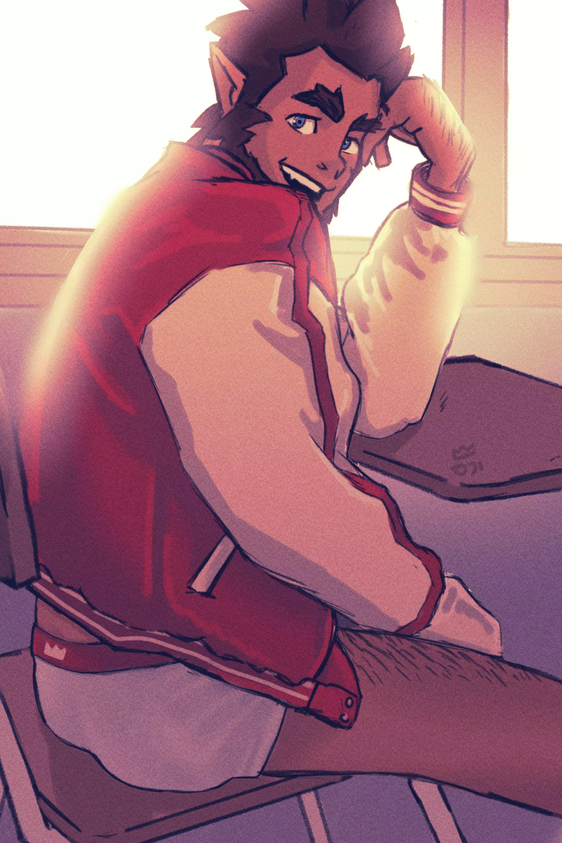 Scott Howl (Monster Prom/ Monster Camp) by @bara_oji (me!) posted by ojiojib