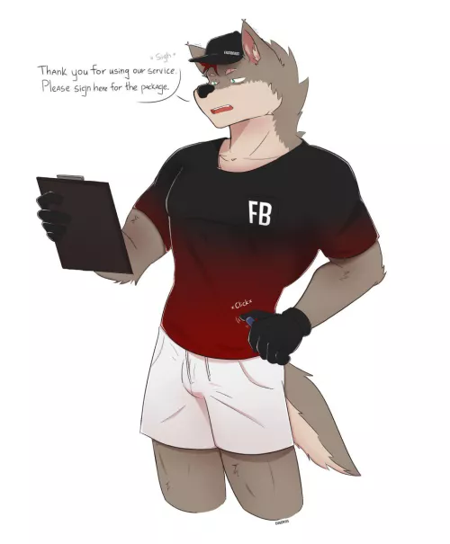 Slightly tired courier | by me by SMEugene