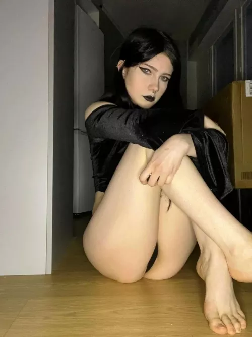 The look a goth teen will give you if you fail to provide daily creampies by Silver-Armadillo-580