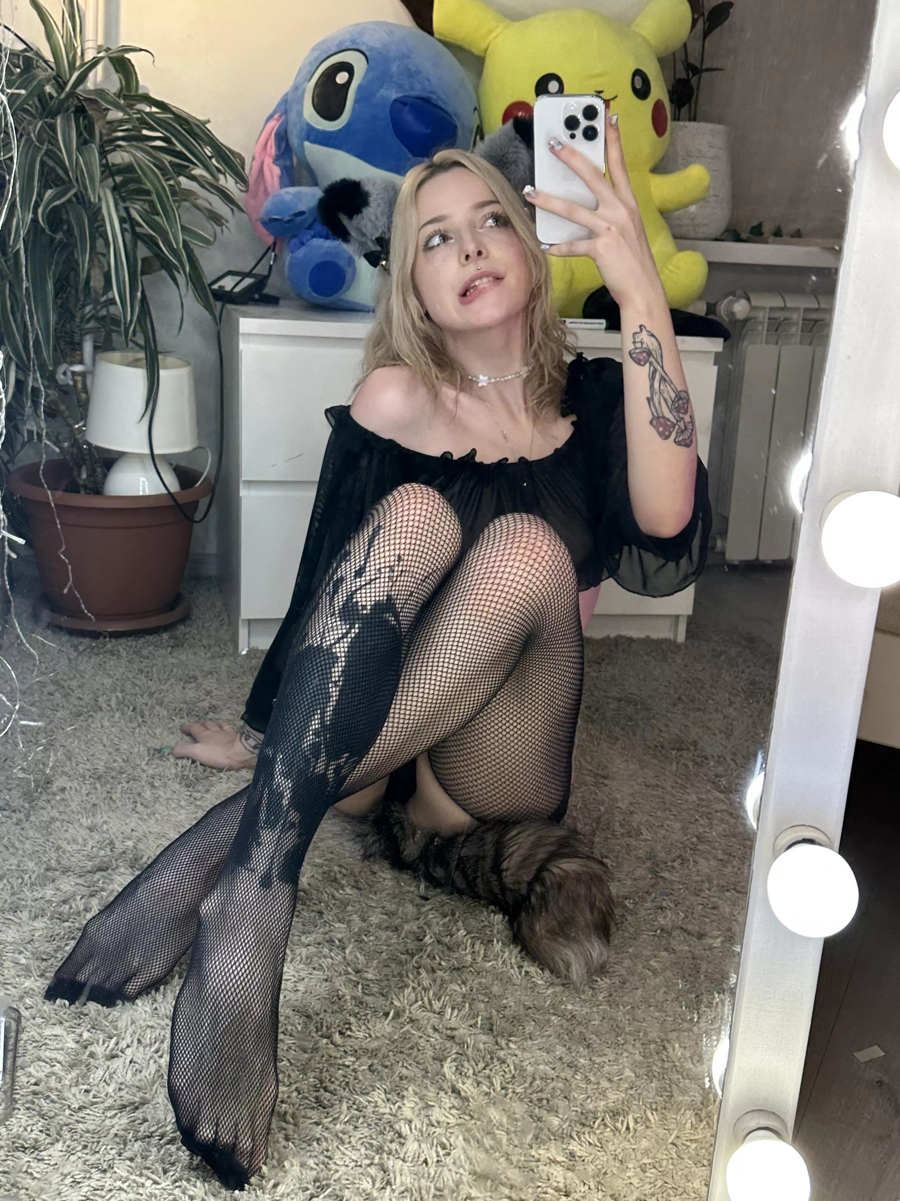 there's a horny little fish in a small net posted by HottieFromHeaven