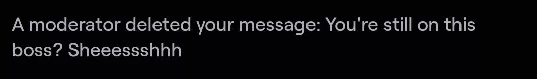 Twitch mods are very sensitive posted by Alesanafan4