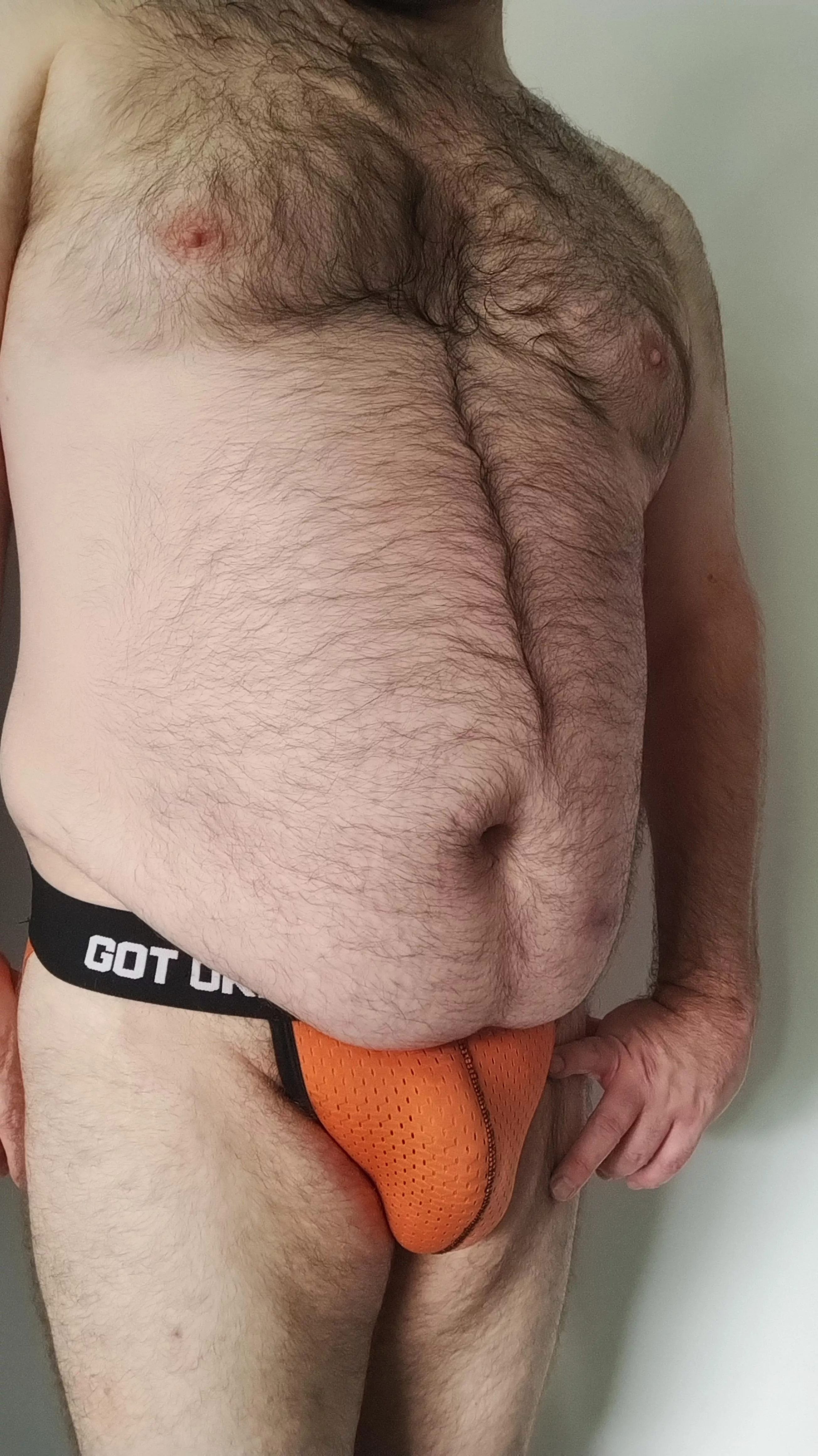 42M Is orange my colour? Jockstrap posted by th1rstyb0y