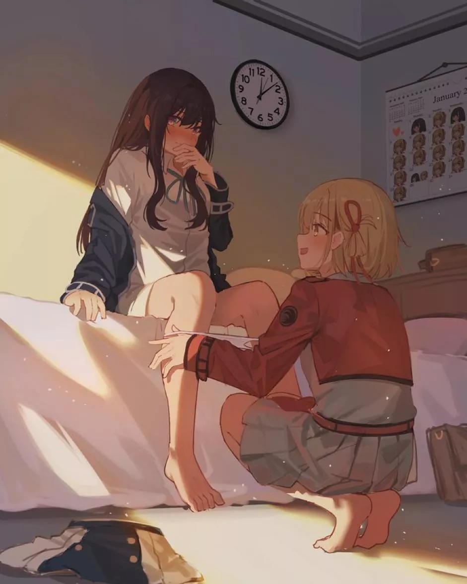 After a long day of work [Lycoris Recoil] posted by Silent_Steak_9540