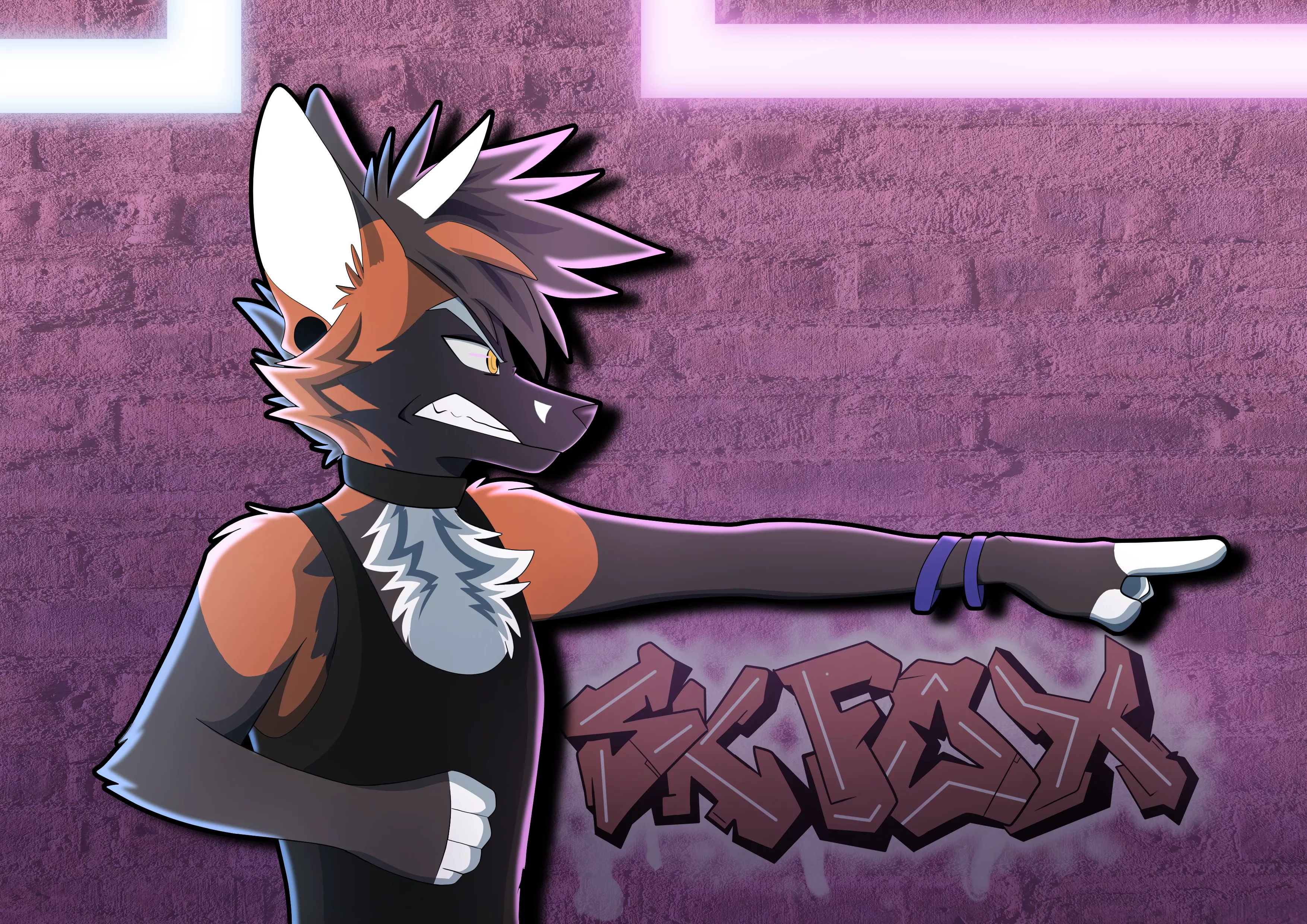 Aggressive Pointing - By me posted by SorenKFox