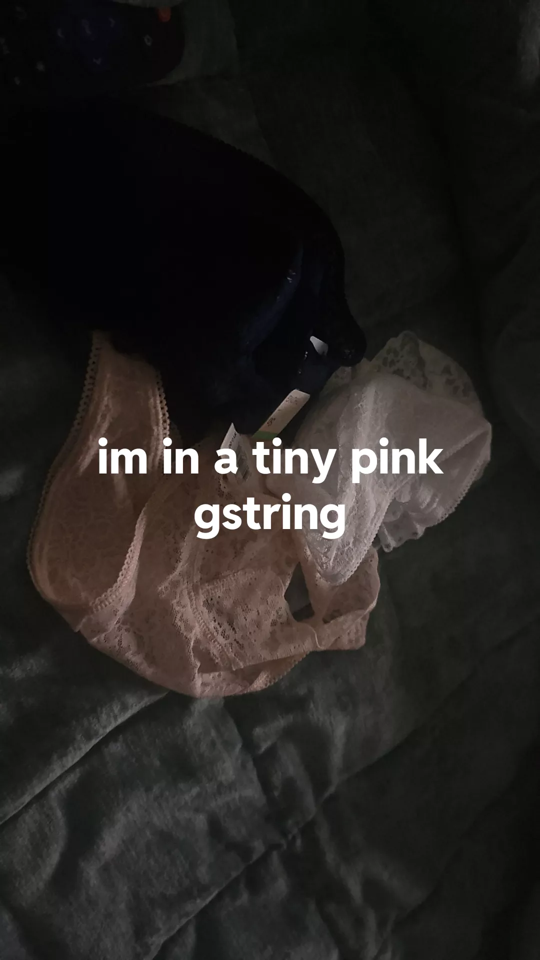 Anybody want to see a bi guy in my gf pink gstring posted by Different_Cash_8778