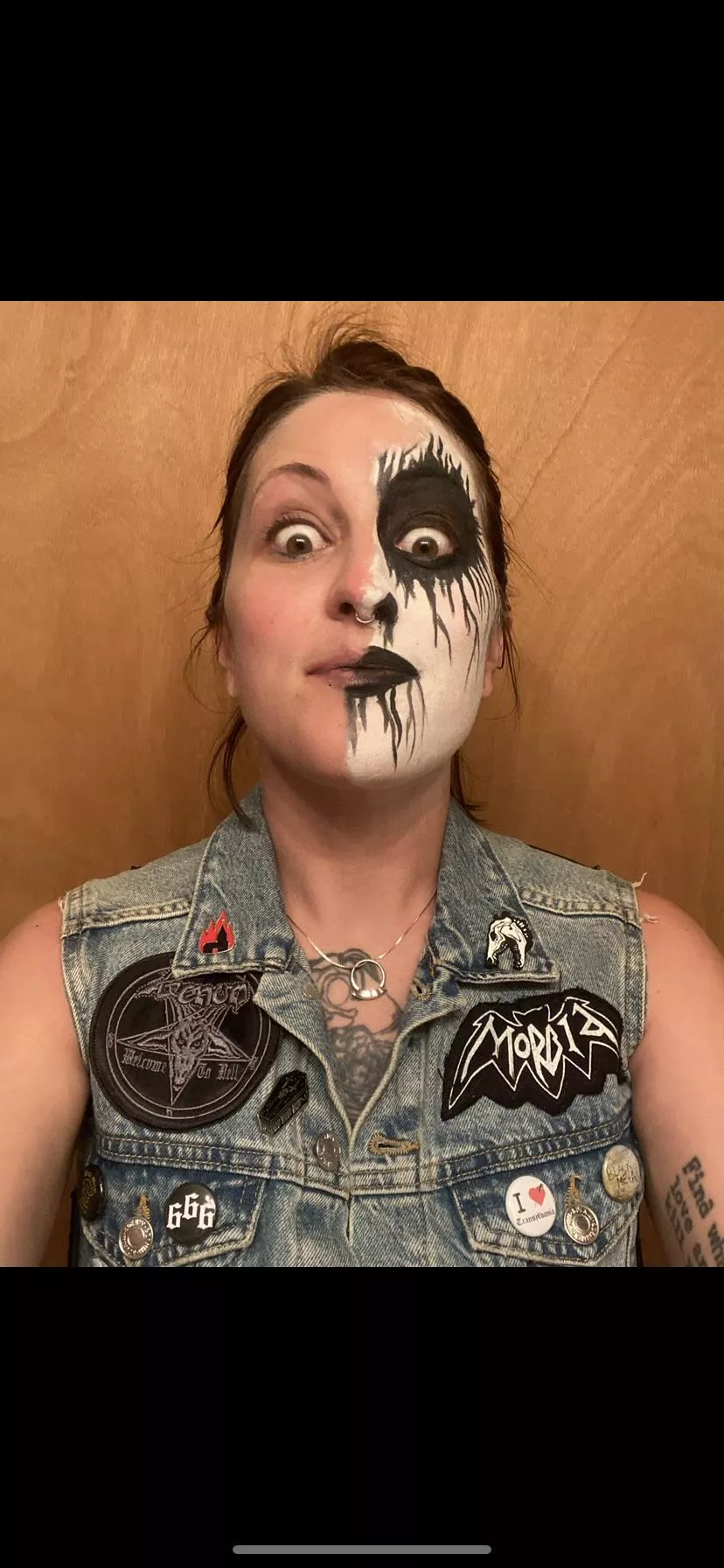 Does the corpse paint stay on when we fuck or nah? posted by BrandiKane13_
