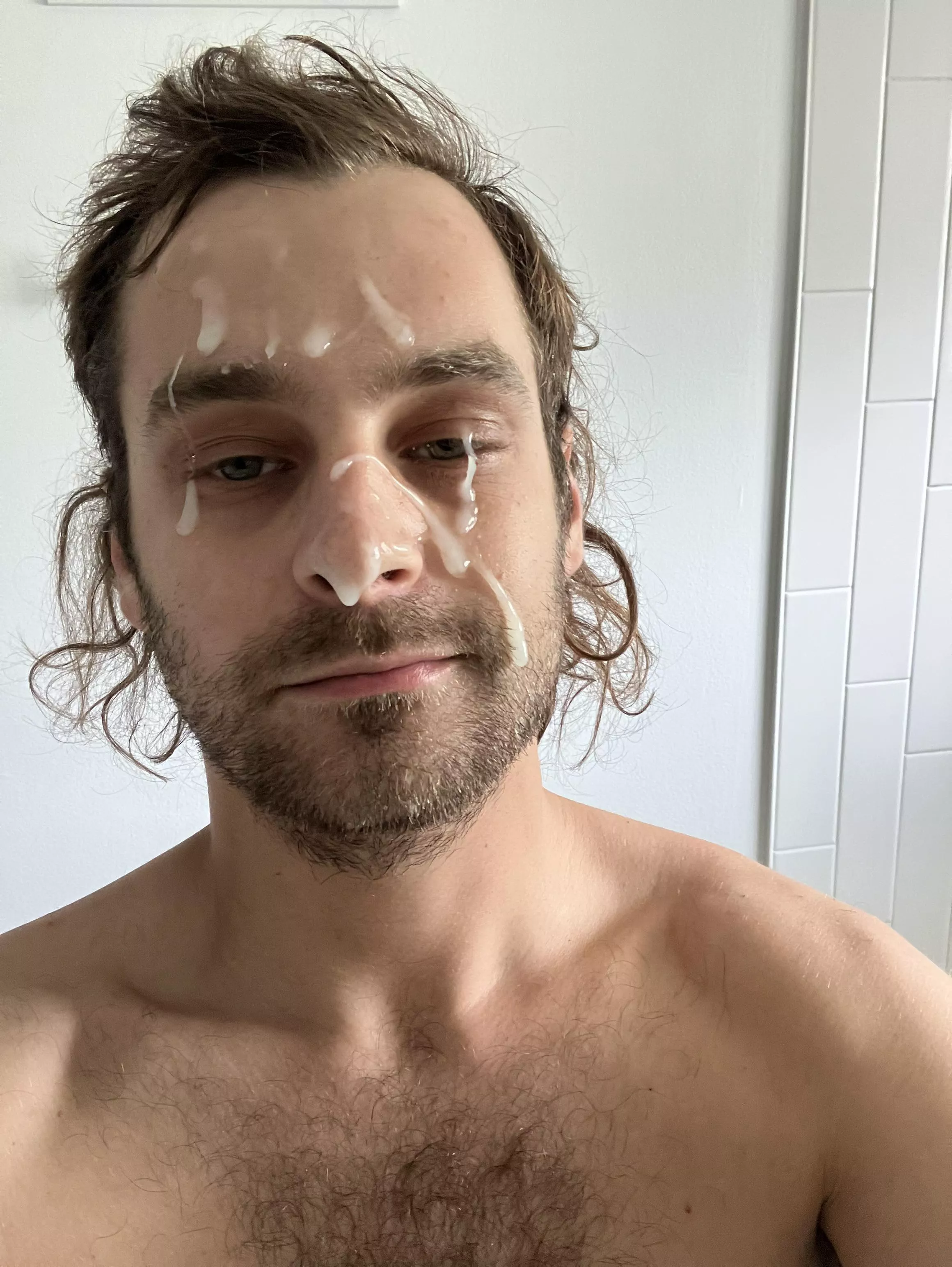 Don’t worry it’s just face cream posted by freakyfacial