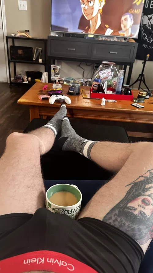 Good way to start the mornin, coffee and anime by coastaldude97