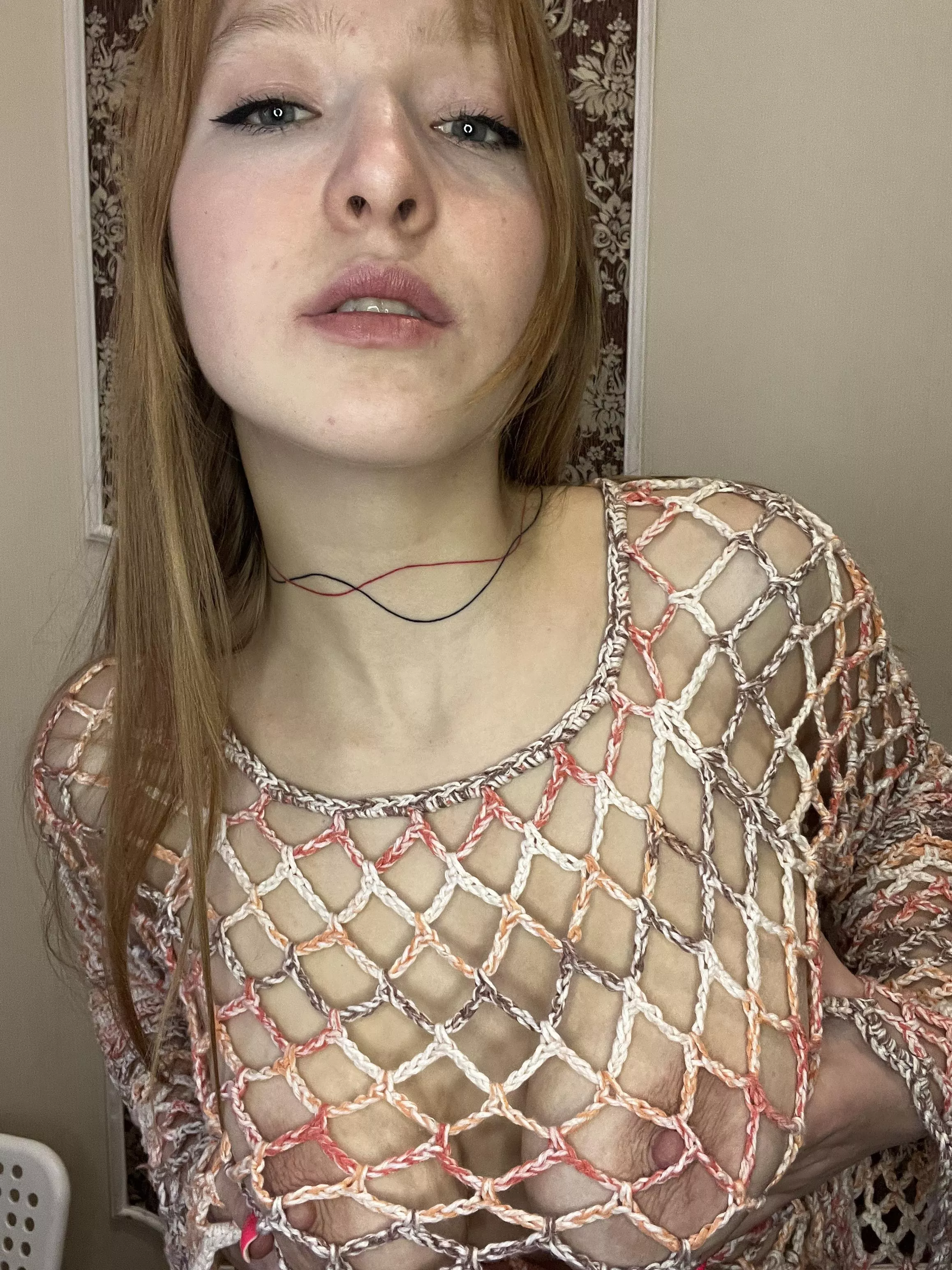 I feel like a slim nymph in fishnets posted by selfishhateful