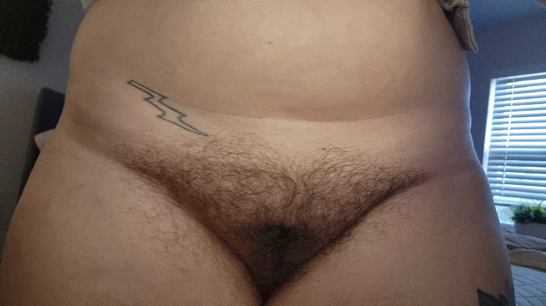 I love my hairy pussy. 😼 posted by misscheviblue