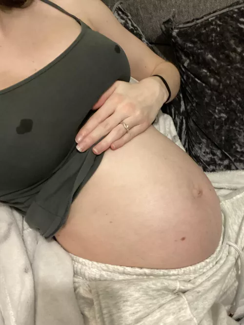 Leaking from my big pregnant tits…. by DJG2108