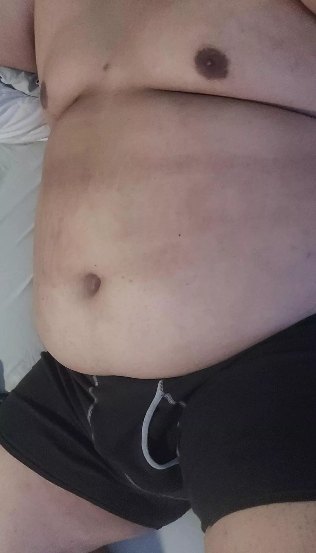 Love taking my clothes off after work, anybody can message me ;) posted by BigAndSmall13