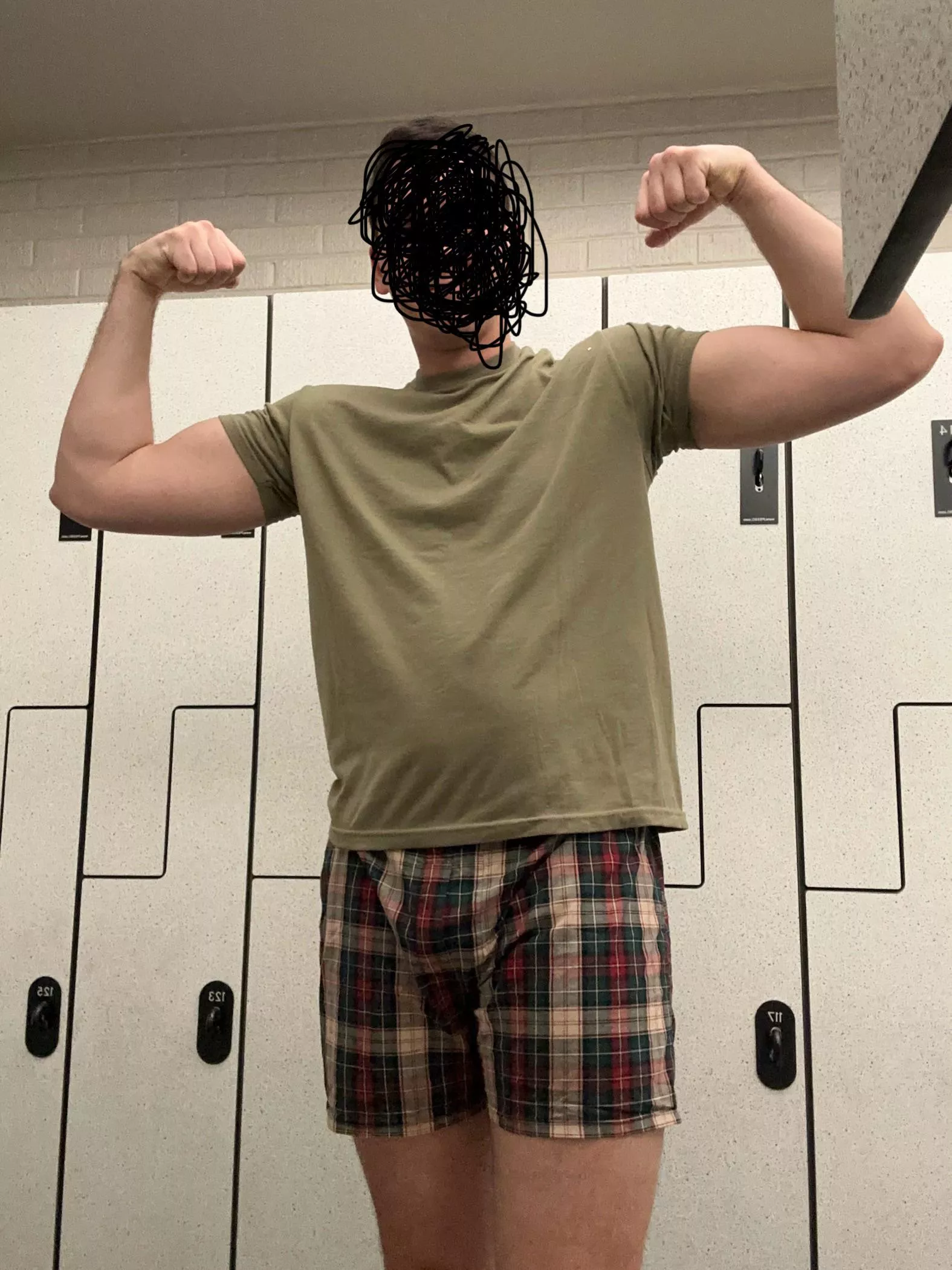 Love walking around the locker room after a workout in my boxers. What would do if you were changing next to me? posted by Suitable-Shopping-71