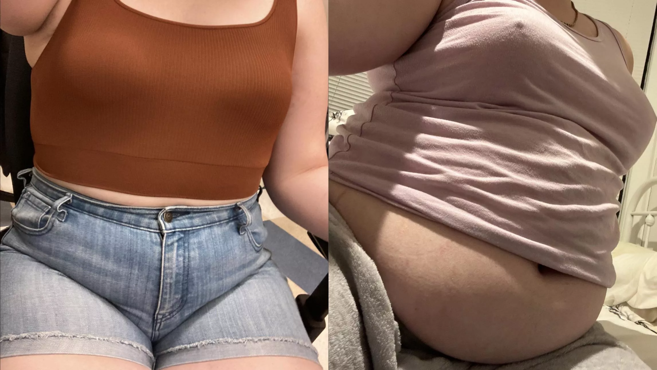 maybe the snacking is starting to catch up with me 😳 posted by tosoftlygrow