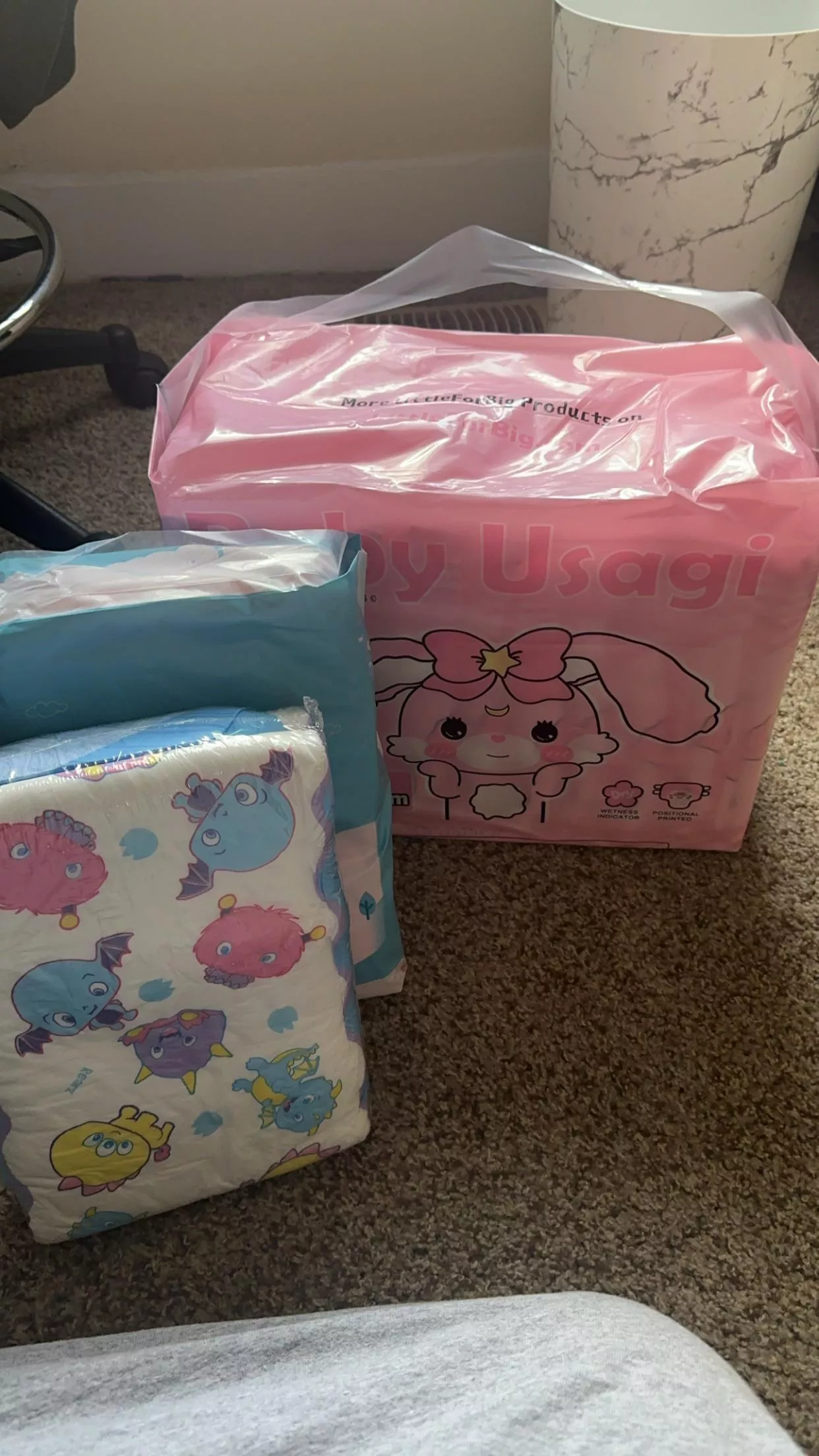 My dippys came just in time ! posted by Squeezedspongeduh