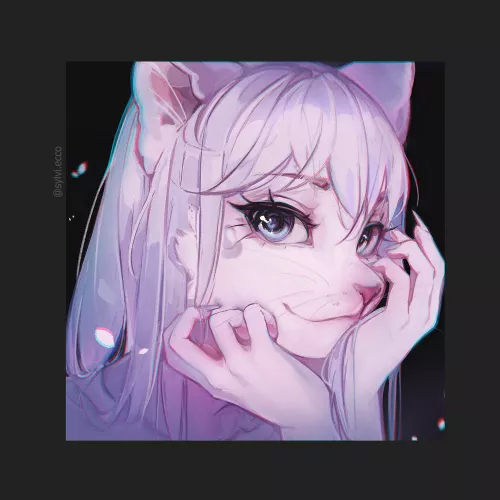 portrait of my OC (art by me) by sylviecco