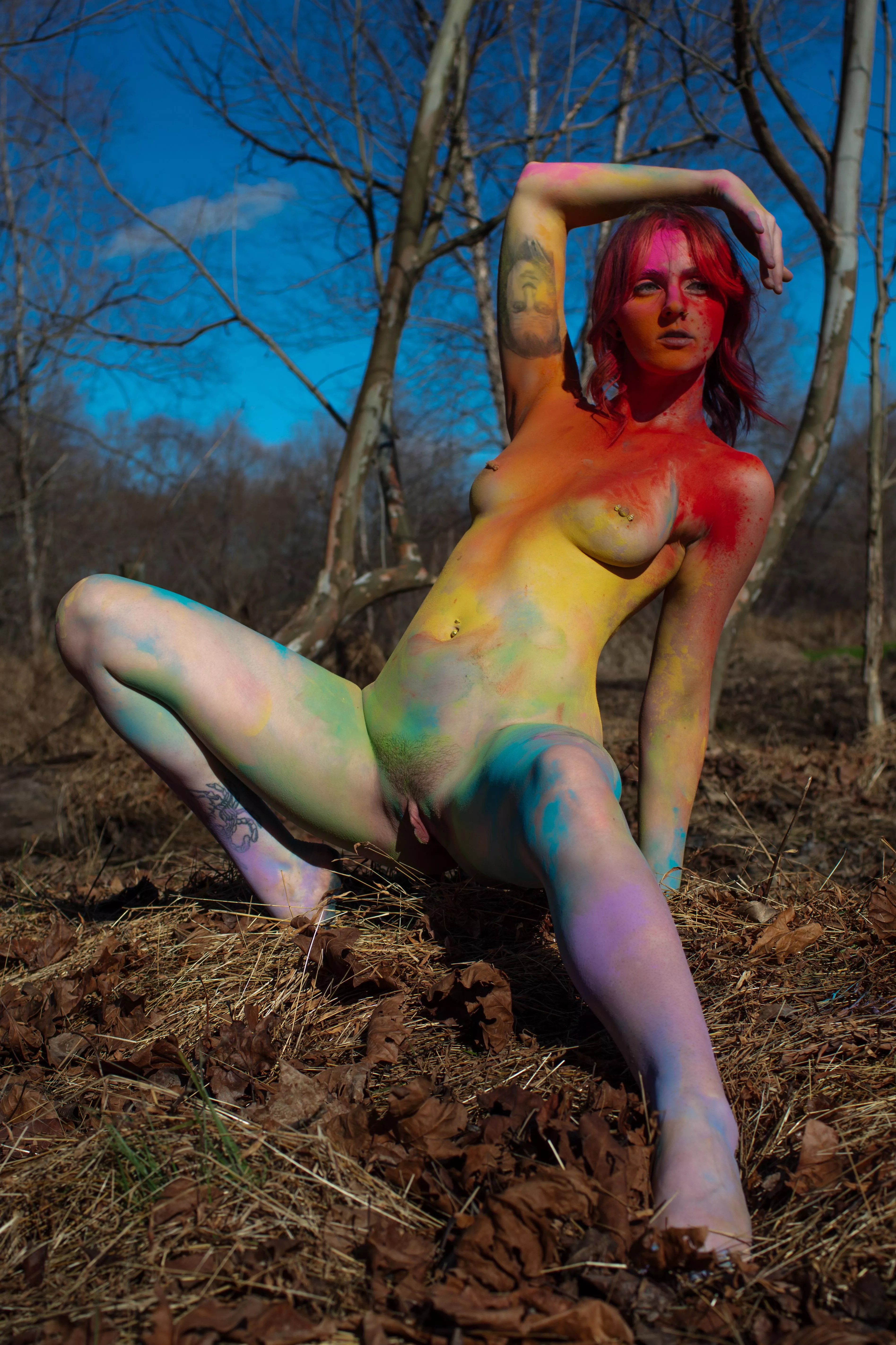 Rainbow nymph Zori posted by ProjectAletheia