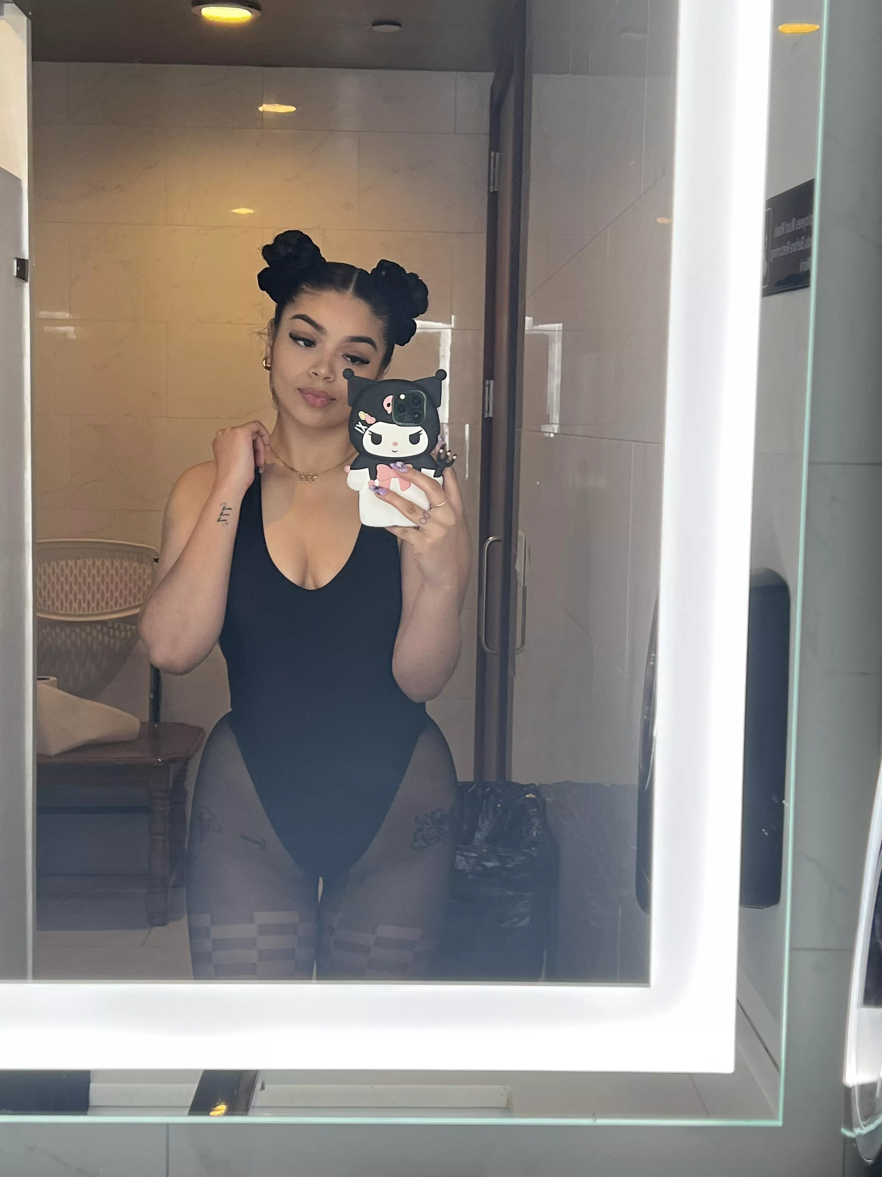 space buns baby 🐱 posted by BABYDEY