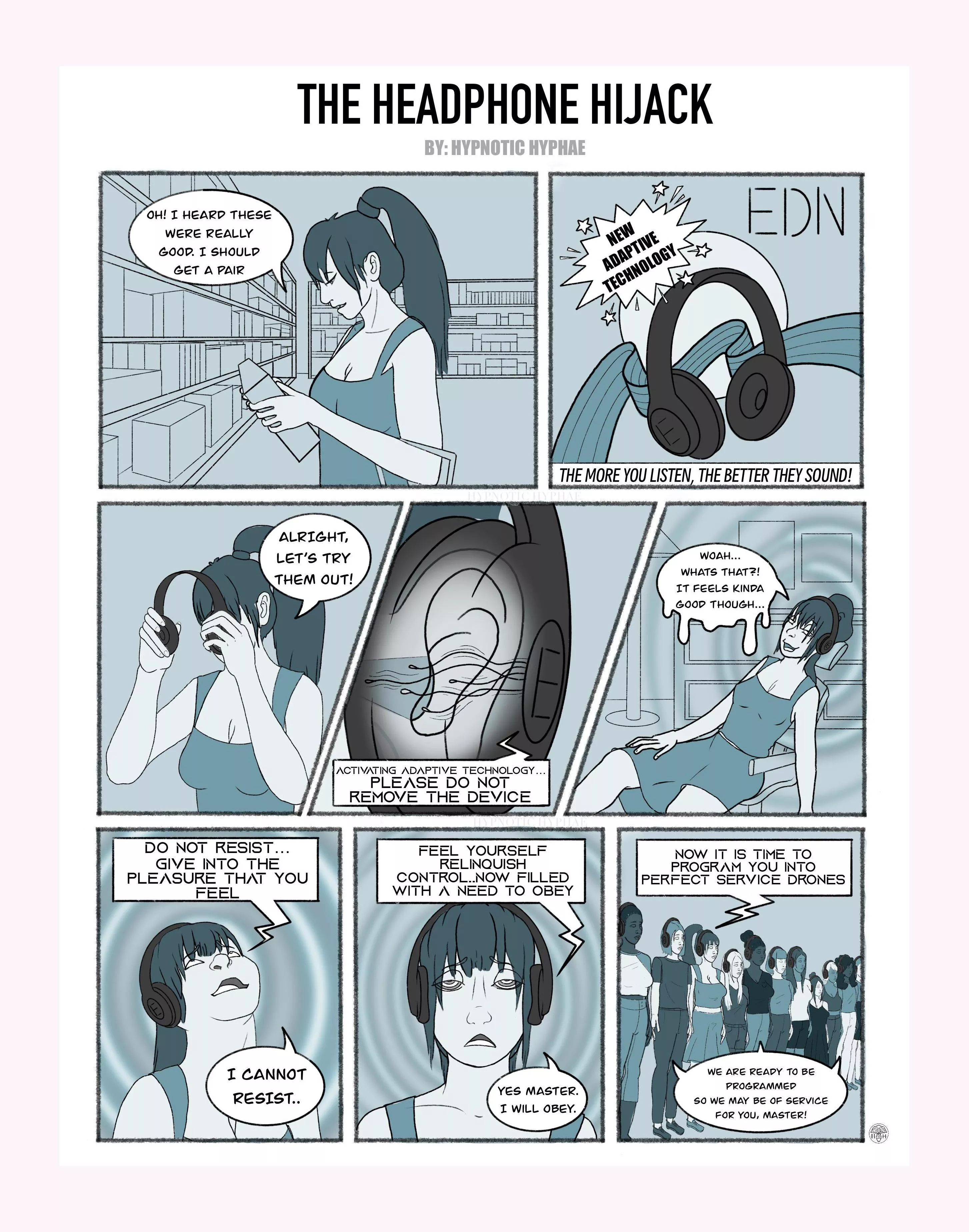 The Headphone Hijack [Hypnotic Hyphae] [alien tech] [mind control] [dronification] posted by TastyPlastic3171