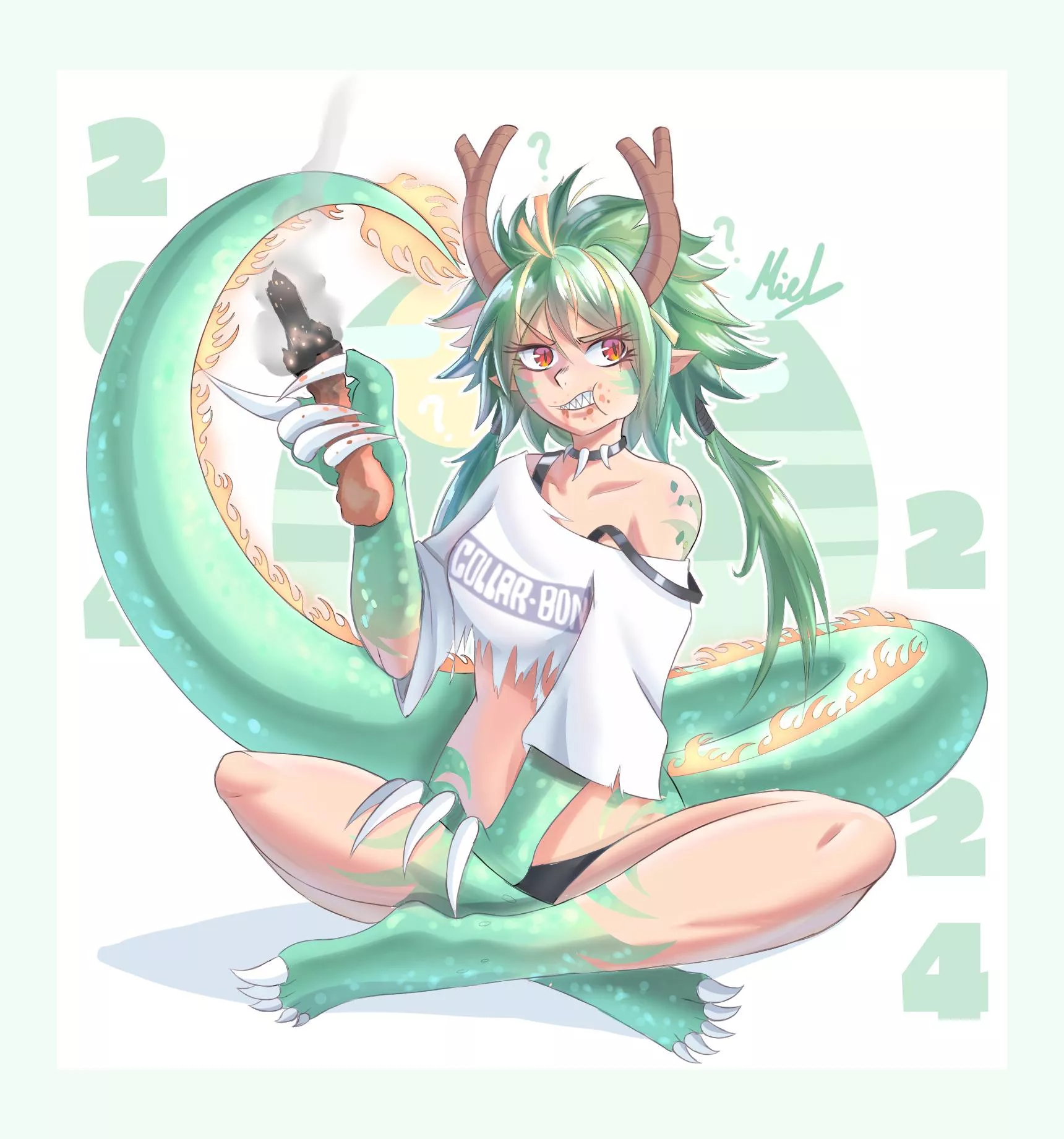 The year of Dragons is upon us (art by me) posted by Substantial_Gift_887