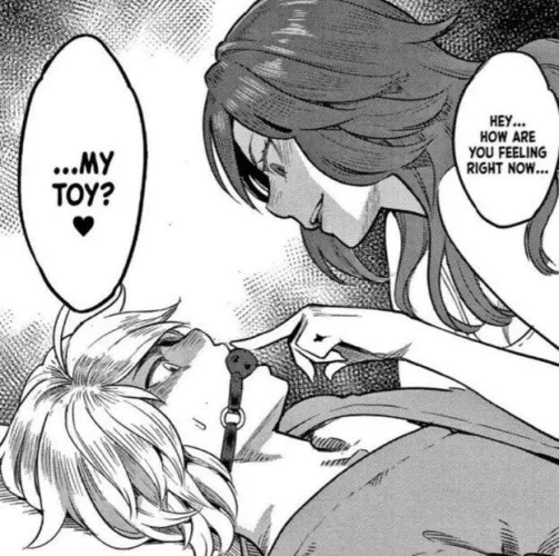 What's with that face, my dear? Mommy will take good care of her little toy~ (Source in comments) by SmolDom