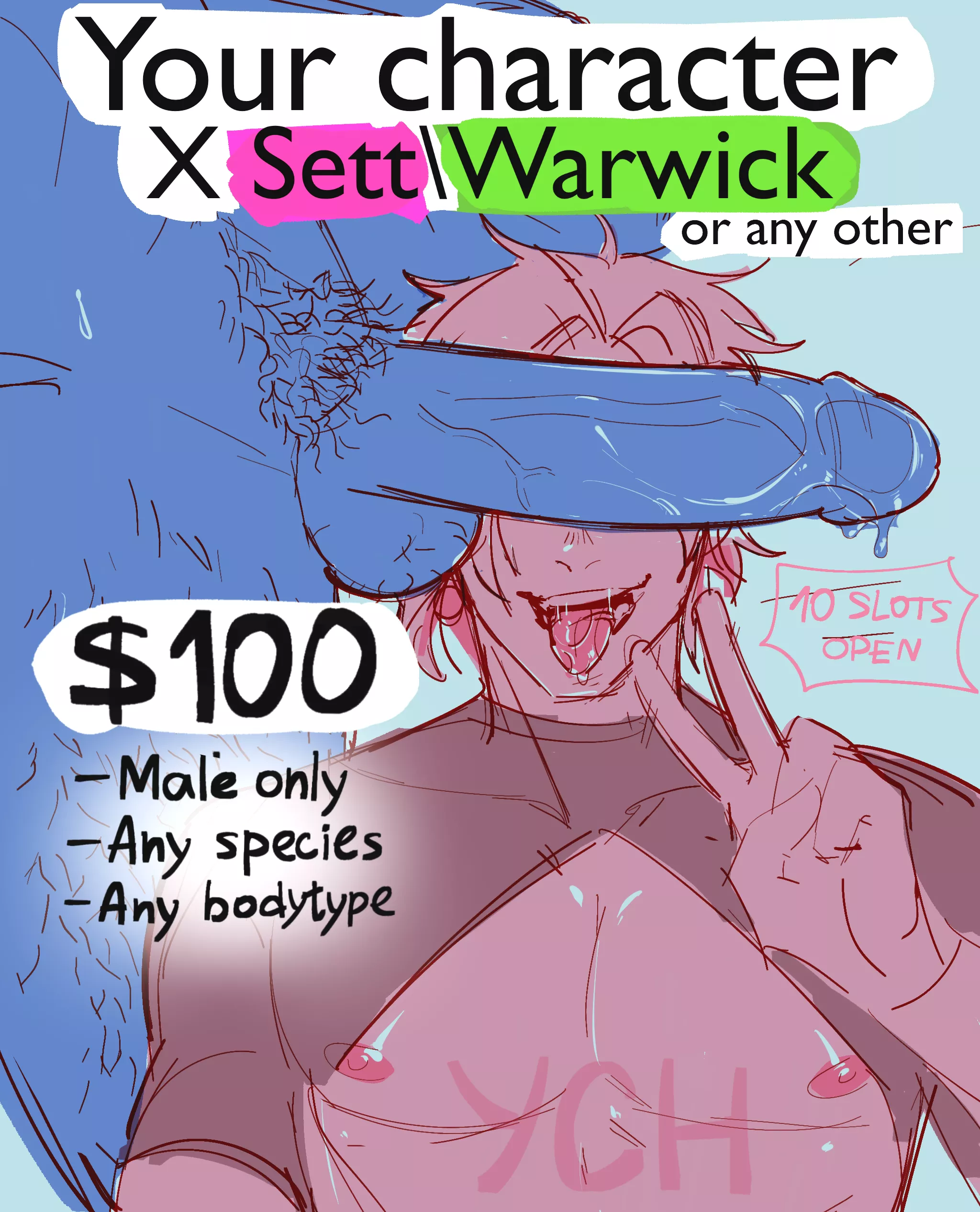 Ych Sett / Warwick @taous_dark posted by KaiRoseSwann