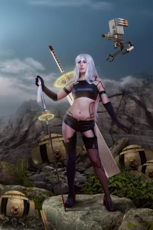 A2 cosplay from Nier Automata by u/RikuNedzumi by RikuNedzumi