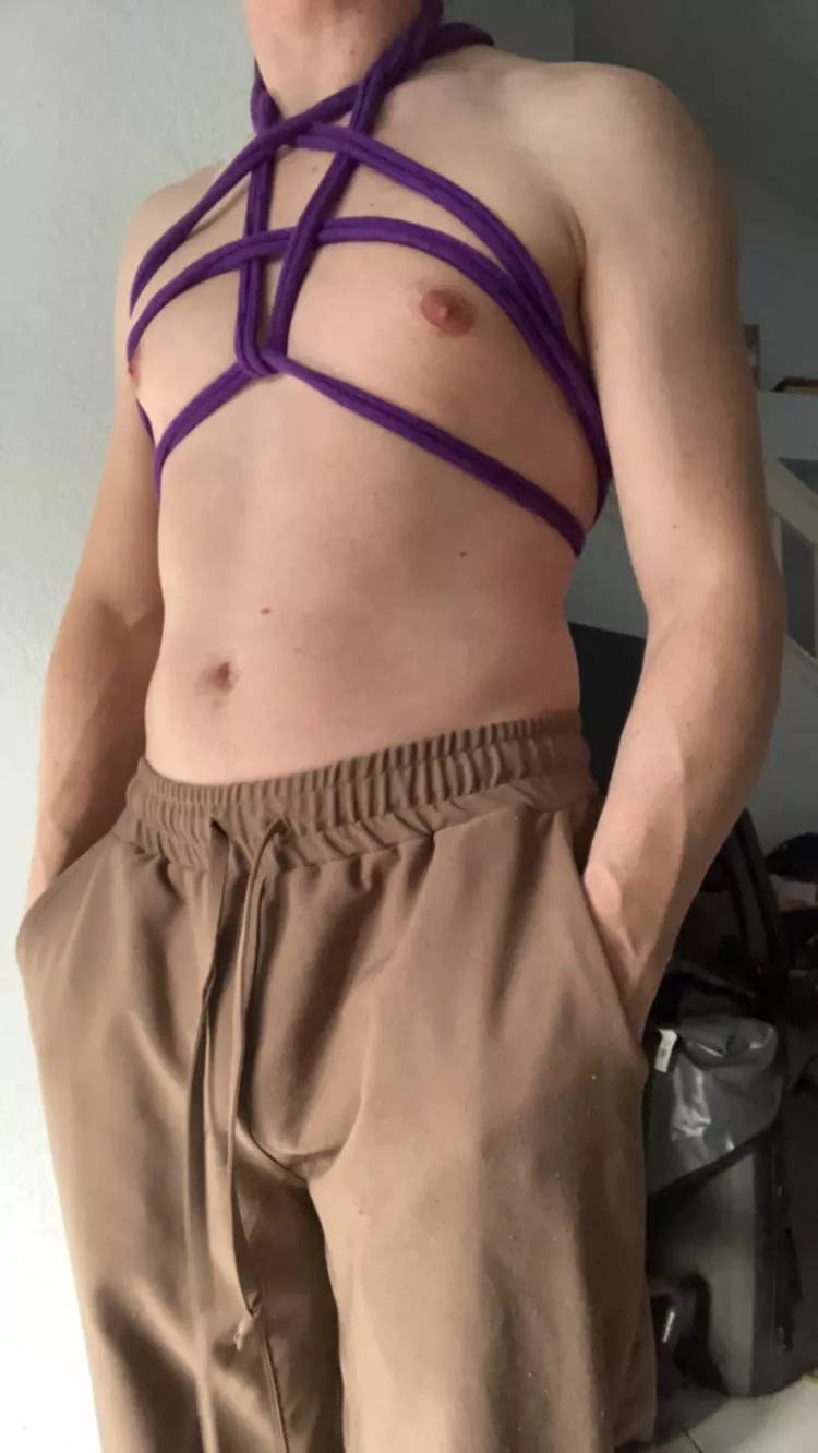 First time trying Shibari 😅could be worse posted by Cant_Be_Both