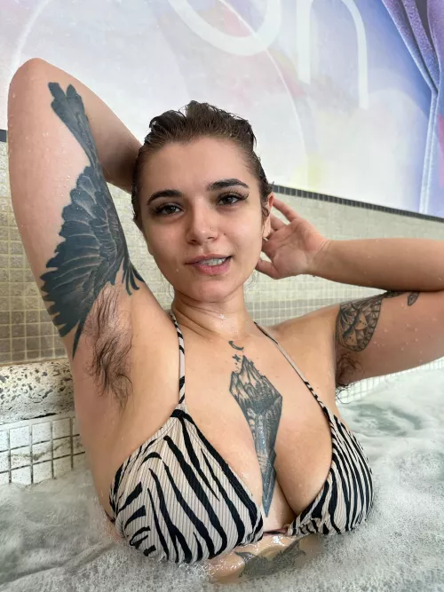 hello from the gym hot tub by mirkatmadonna