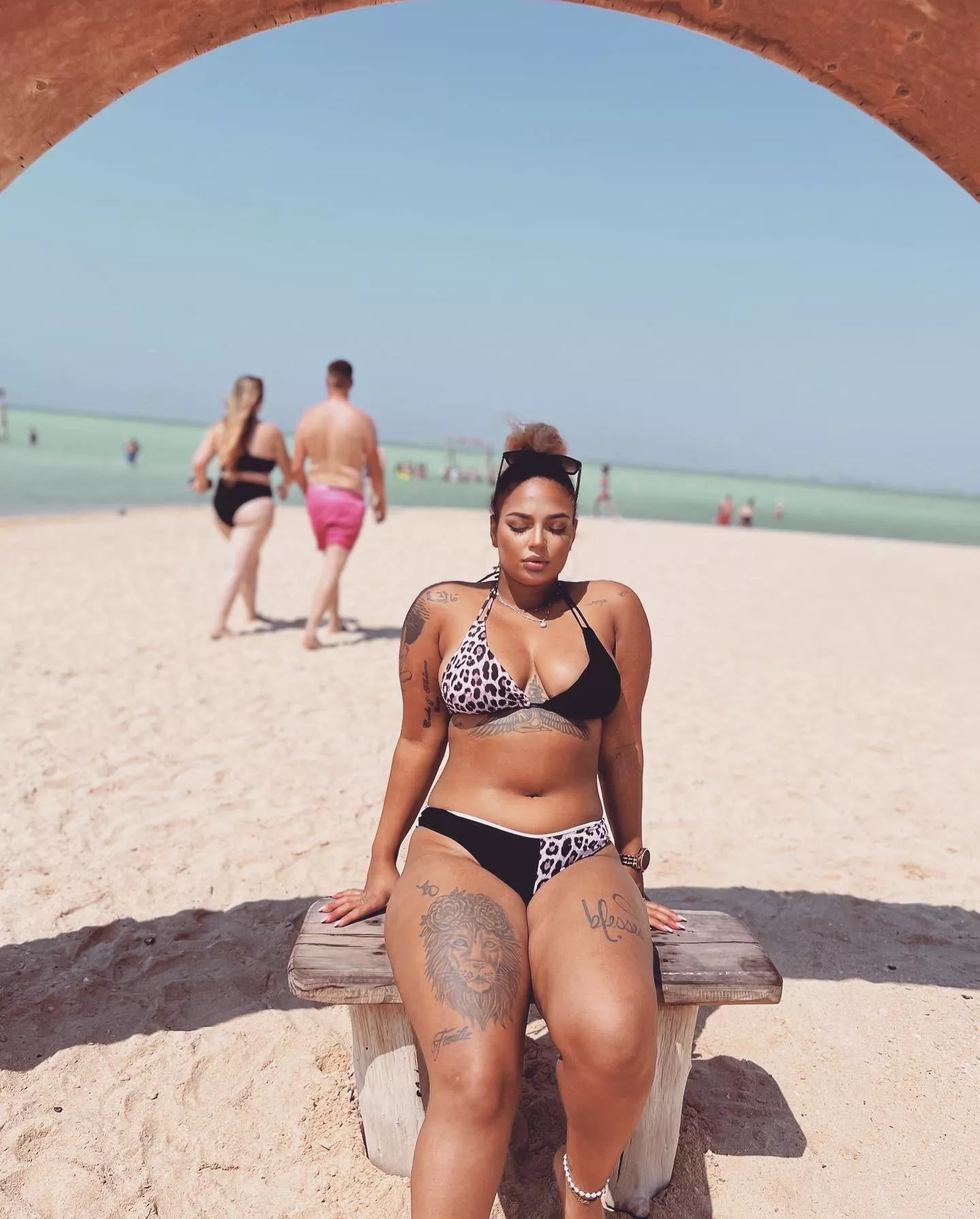 I hope u enjoy like me enjoying the sun ☀️ posted by bambiqueen333