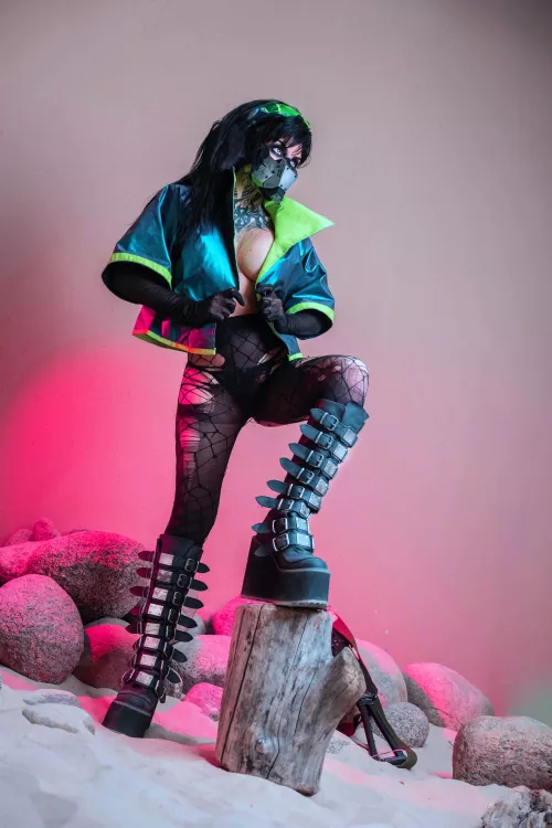 I want you to kiss my boots, and if you prove your sincere love for the goddess, maybe I won't punish you too harshly by Vampandbeauty