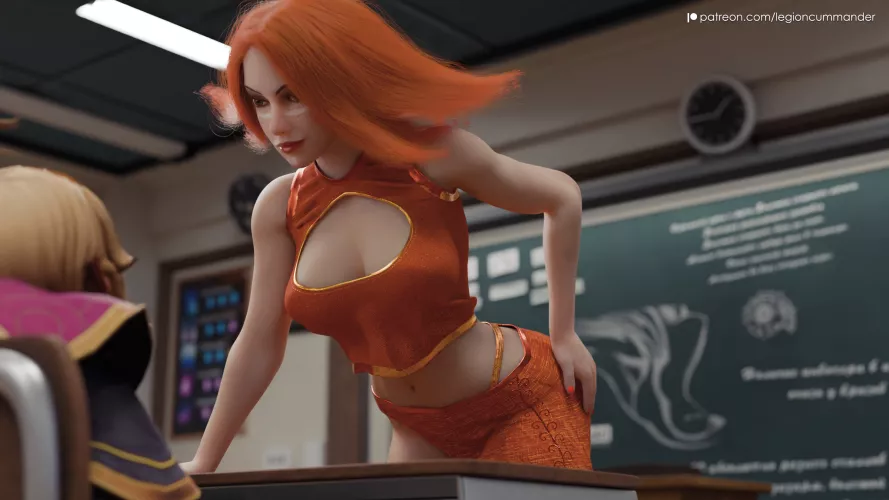 Lina teacher [Dota 2] (legioncummander) by legion_cum_mander